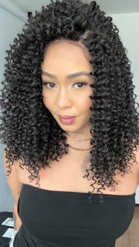 Lace Front Aila Castanho Escuro 13x3 ( Humana )