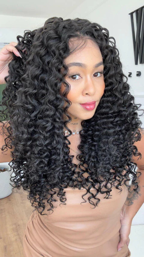 Lace Front Cibele Castanho Escuro 13x4 (Humana)