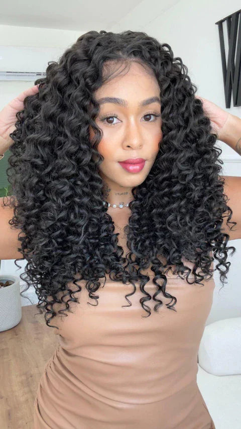 Lace Front Cibele Castanho Escuro 13x4 (Humana)