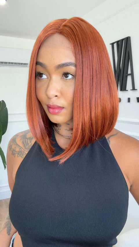 Lace Front Mila Ruiva (Humana)