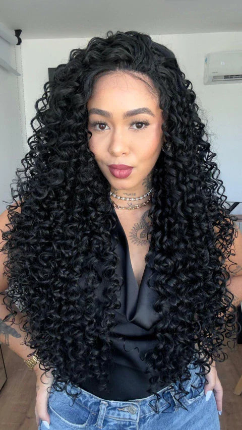 Lace Front Mirela Preta ( Humana )
