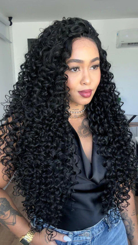 Lace Front Mirela Preta ( Humana )