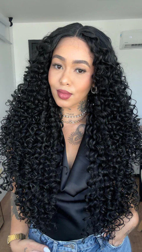 Lace Front Mirela Preta ( Humana )