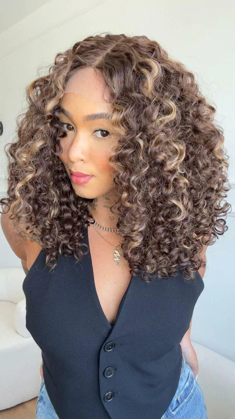 Lace Front Paula iluminada ( Humana )