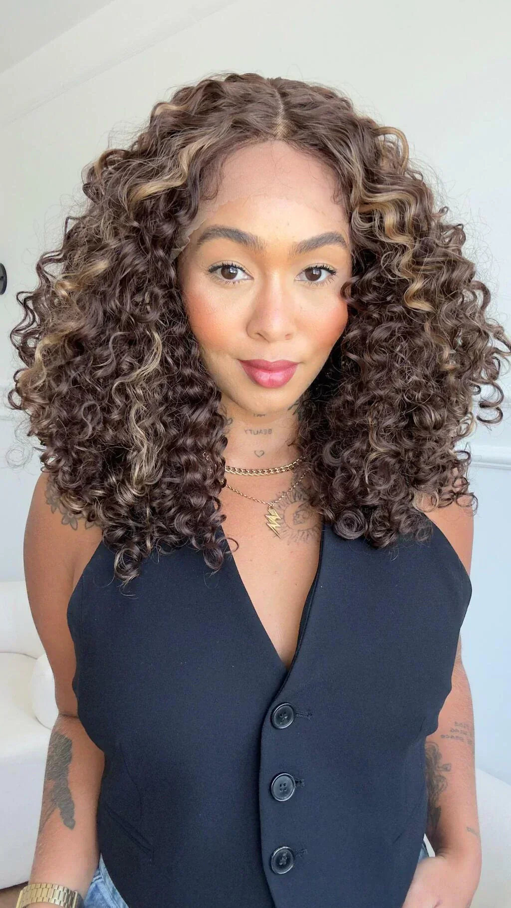 Lace Front Paula iluminada ( Humana )
