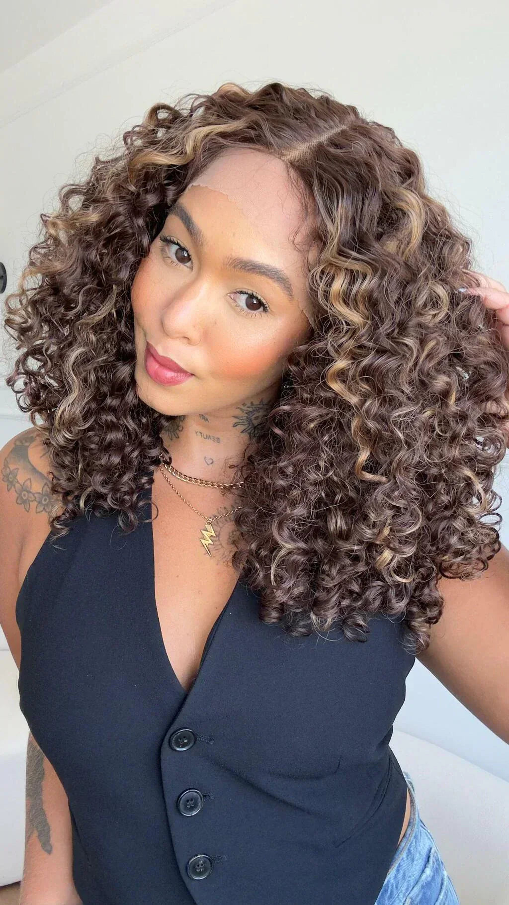 Lace Front Paula iluminada ( Humana )