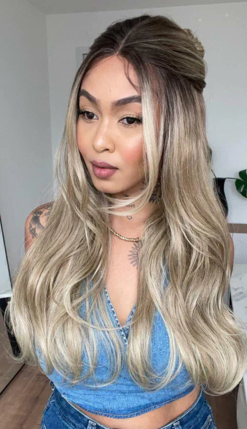 Lace Front Letícia Loira (Humana)