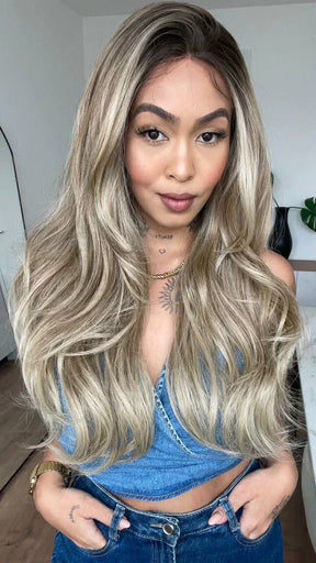 Lace Front Letícia Loira (Humana)