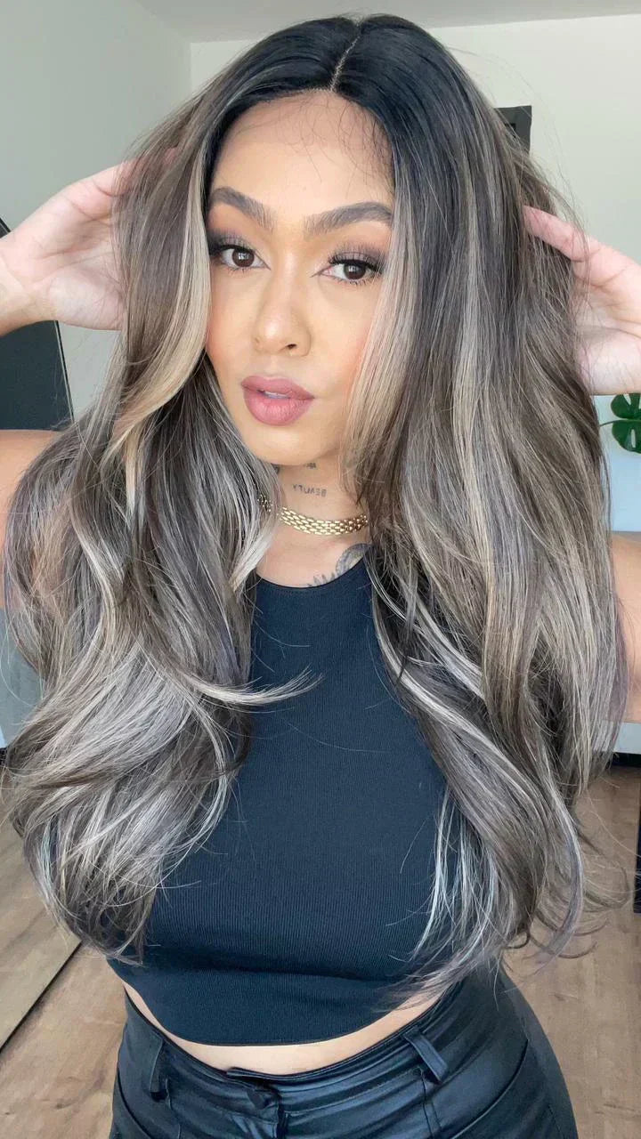 Lace Front Letícia Mechada (Humana)