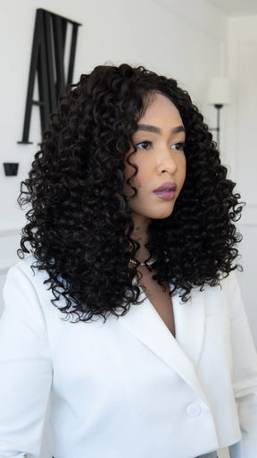 Lace Front Elsa Castanho Escuro 13x4 ( Humana )