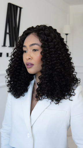 Lace Front Elsa Castanho Escuro 13x4 ( Humana )