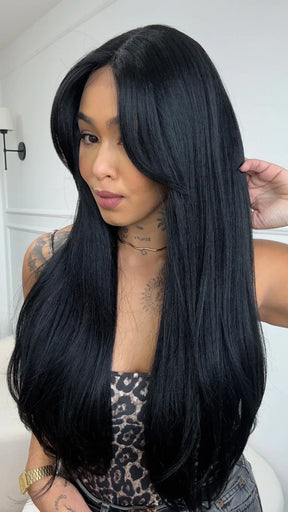 Lace Front Marcia Preta ( Humana )