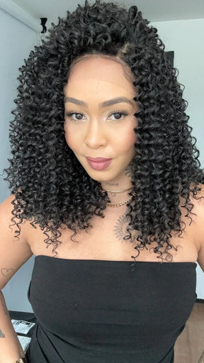 Lace Front Aila Castanho Escuro 13x3 ( Humana )