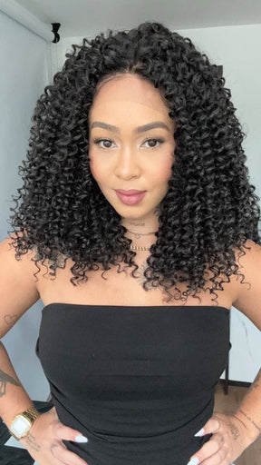 Lace Front Aila Castanho Escuro 13x3 ( Humana )