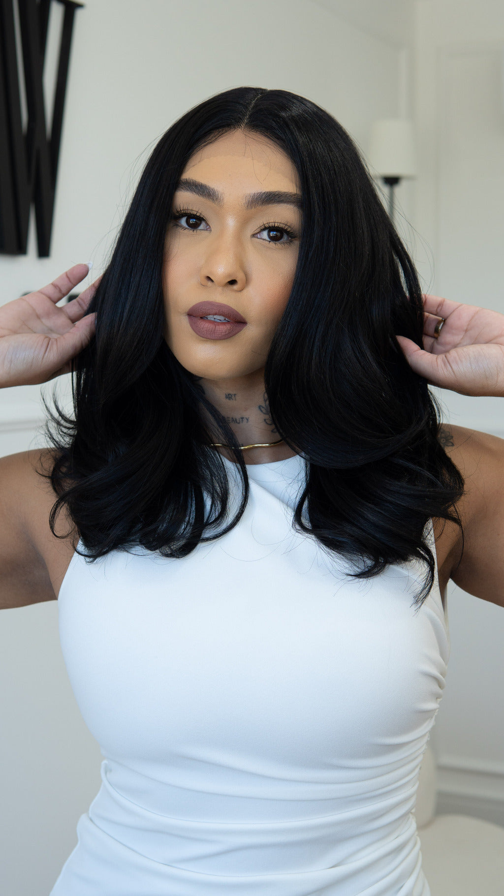 Lace Front Gabi Preta ( Humana )