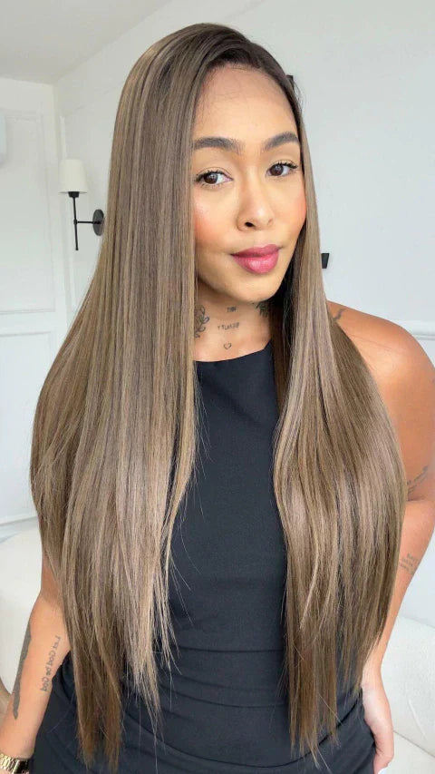 Lace Front Marcele Chocolate 13x4 (Humana)