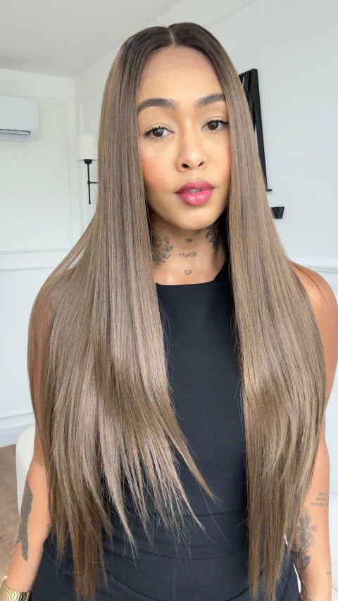 Lace Front Marcele Chocolate 13x4 (Humana)