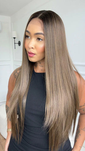 Lace Front Marcele Chocolate 13x4 (Humana)