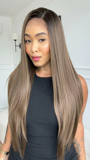 Lace Front Marcele Chocolate 13x4 (Humana)