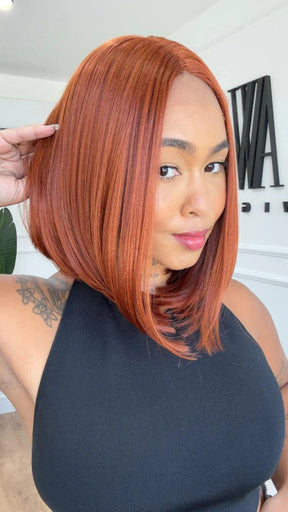 Lace Front Mila Ruiva (Humana)