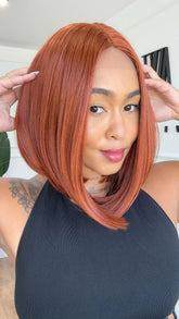 Lace Front Mila Ruiva (Humana)