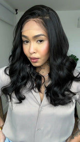 Lace Front Priscila Castanho Escuro 13x4 (Humana)