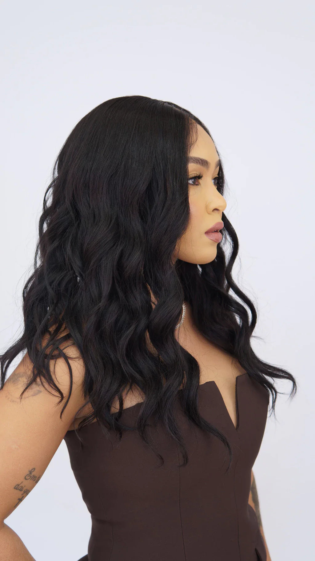 Lace Front Maíra Castanho Escuro 13x6 ( Humana )