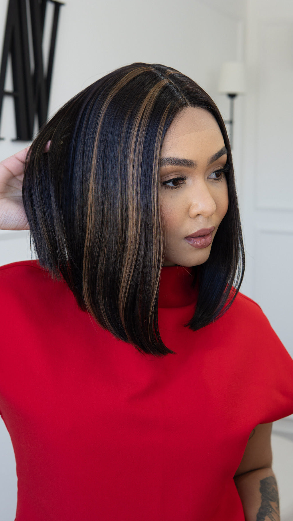 Lace Front Mila Mechada (  Humana )