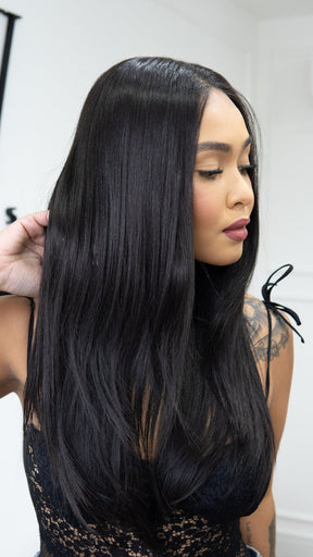 Lace Front Milena Castanho escuro 13x6 ( Humana )