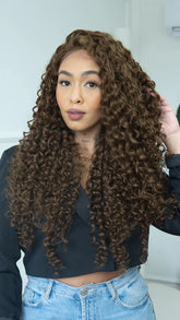 Lace Front Mirela Castanho Claro ( Humana )
