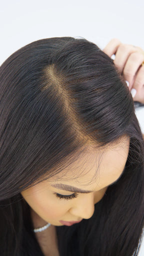 Lace Front Roberta Castanho Escuro 13x6 ( Humana )