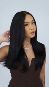 Lace Front Roberta Castanho Escuro 13x6 ( Humana )