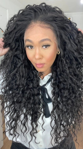 Lace Front Ariane Castanho Escuro ( Humana )