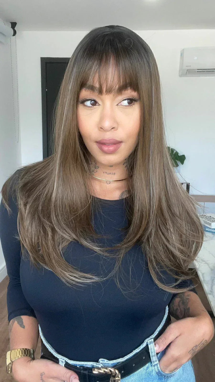 Wig Lavínia Iluminada (Humana)