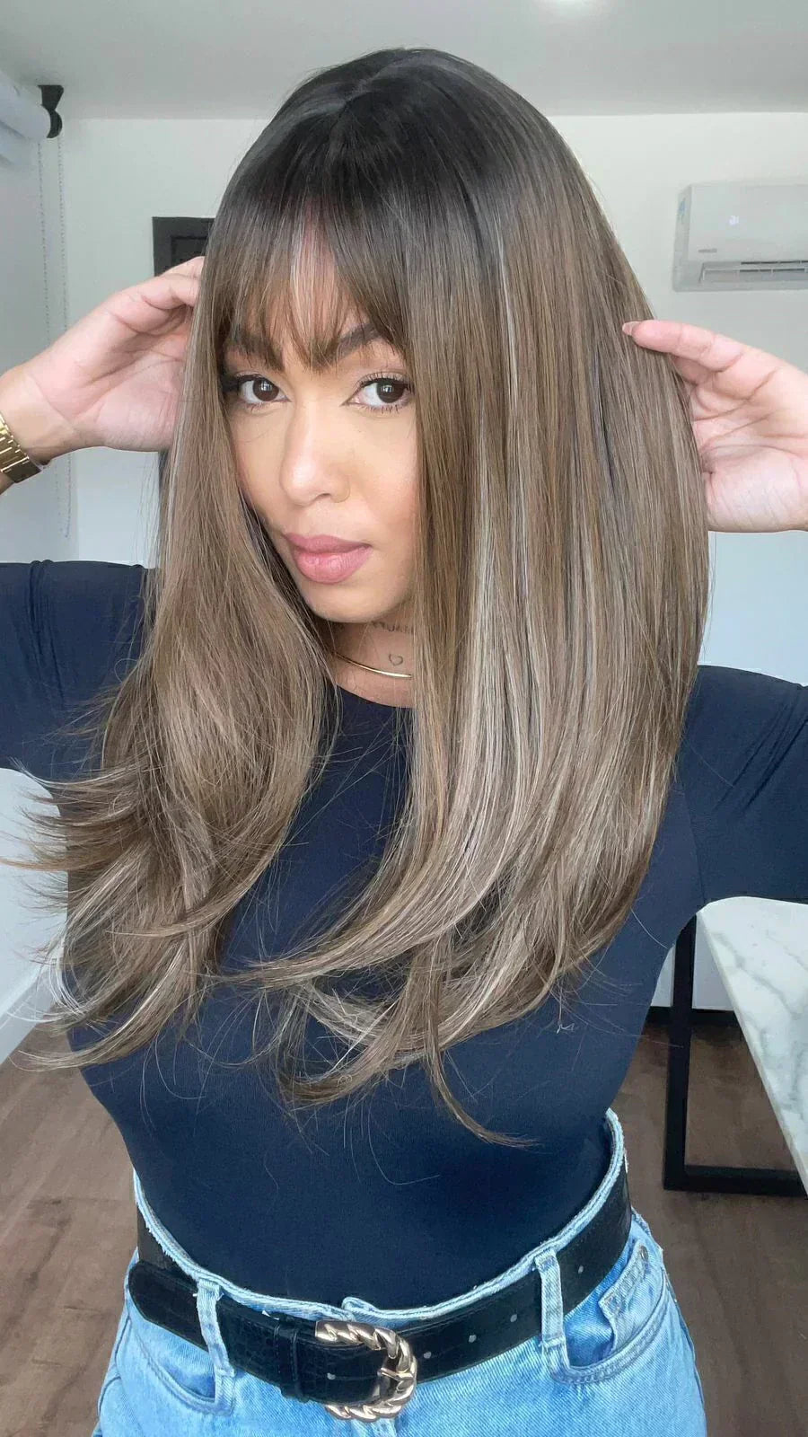 Wig Lavínia Iluminada (Humana)