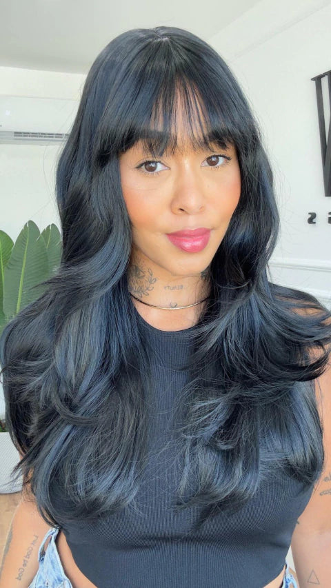 Wig Luisa Preta (Humana)