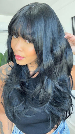 Wig Luisa Preta (Humana)
