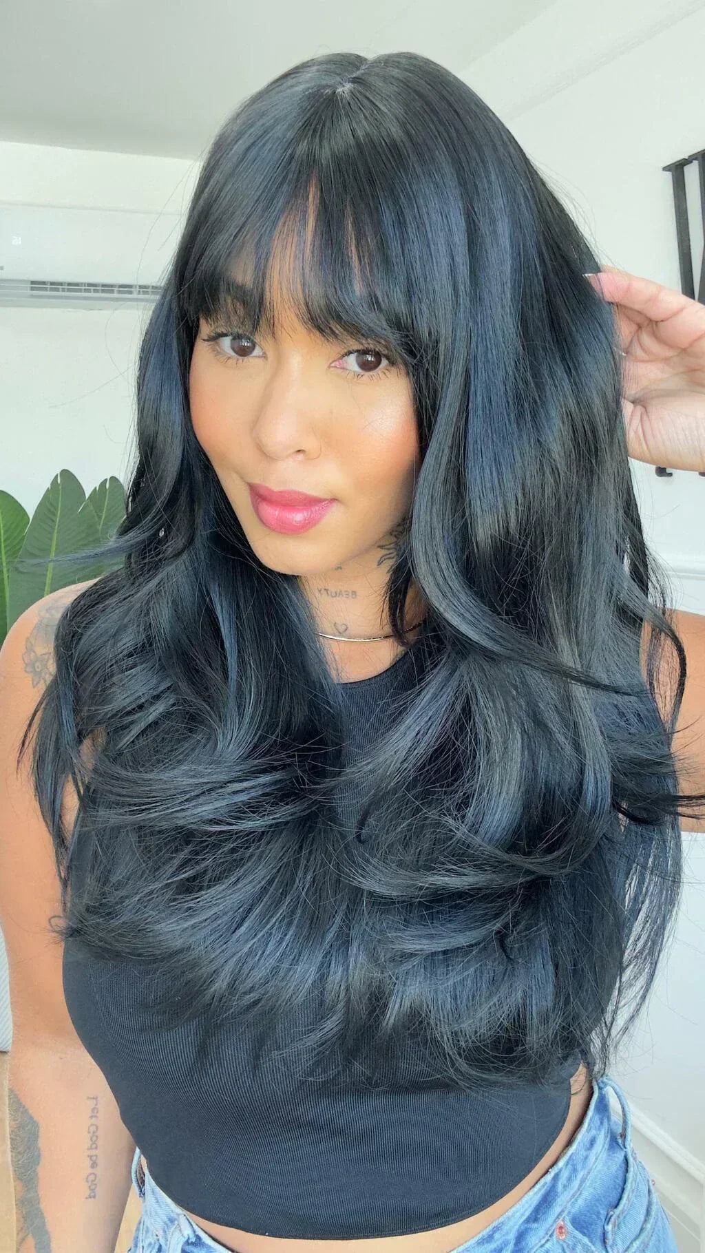Wig Luisa Preta (Humana)