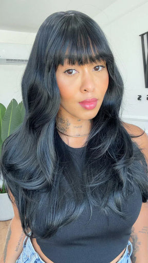 Wig Luisa Preta (Humana)