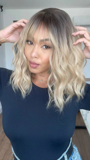 Wig Vitória Loira (Humana)