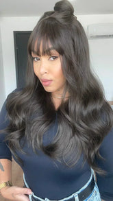 Wig Yasmin castanho (Humana)
