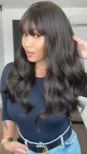 Wig Yasmin castanho (Humana)